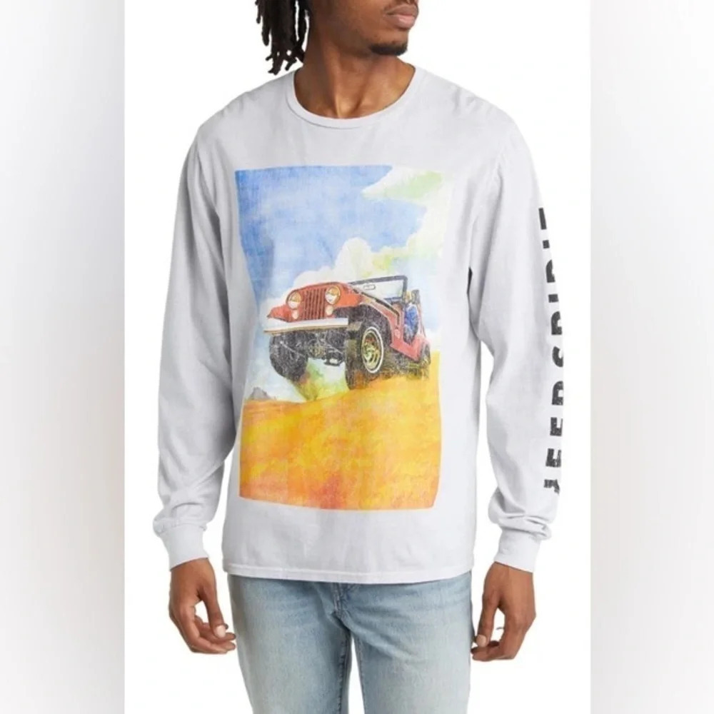 Urban Outfitters Jeep Longsleeve Graphic Tshirt  Mens Size L